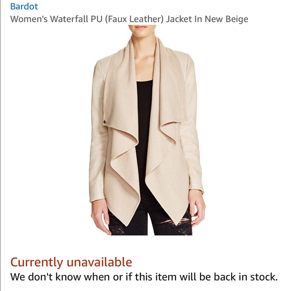 Bardot Beige Jacket